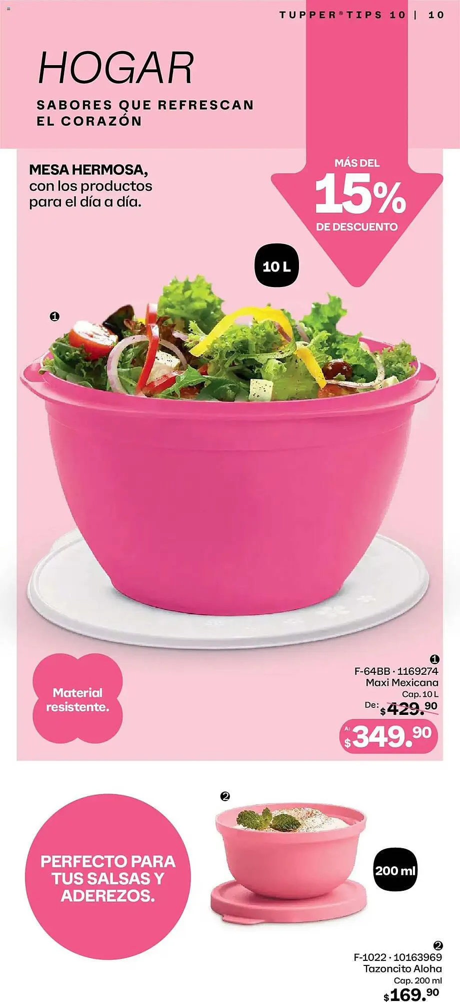 Catálogo de Catálogo Tupperware 8 de septiembre al 6 de octubre 2025 - Pagina 10
