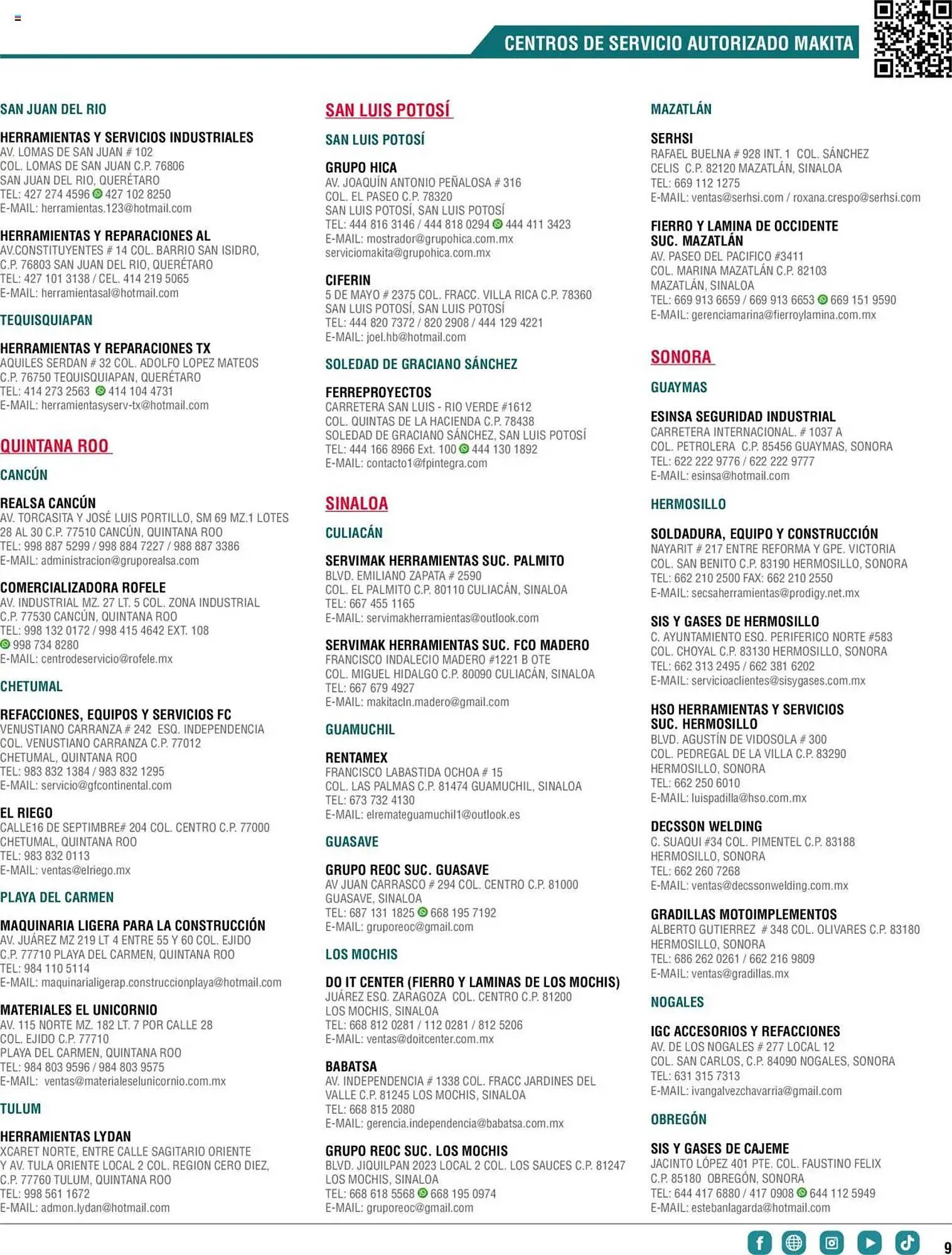 Catálogo de Catálogo Makita 4 de septiembre al 1 de julio 2026 - Pagina 9