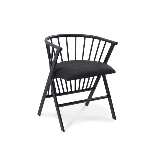 SILLA BUDA ARPA METAL NEGRO