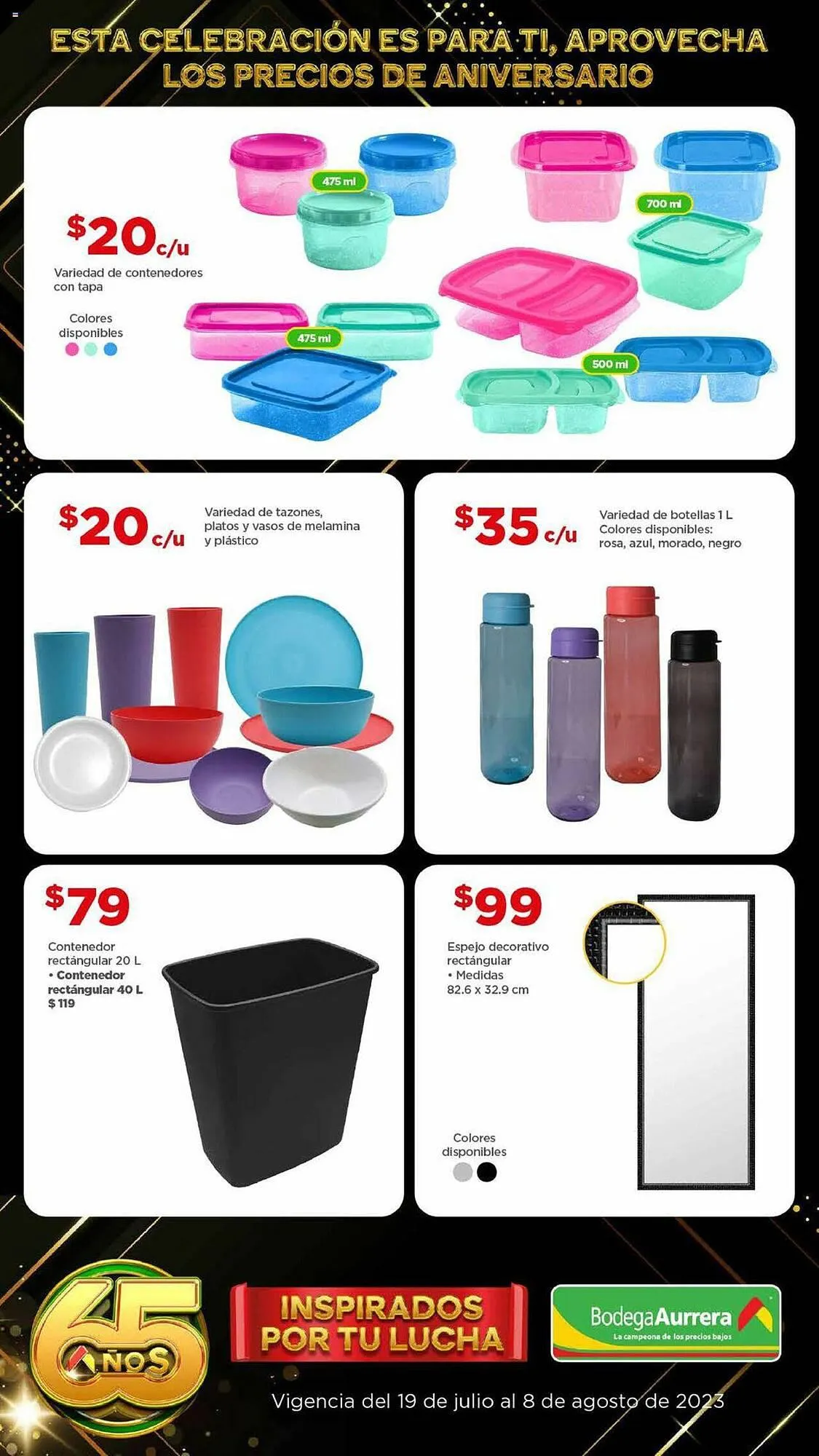 Catálogo de Catálogo Bodega Aurrerá 19 de julio al 8 de agosto 2023 - Pagina 6