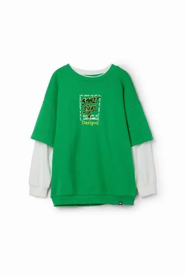 Camiseta doble graffiti