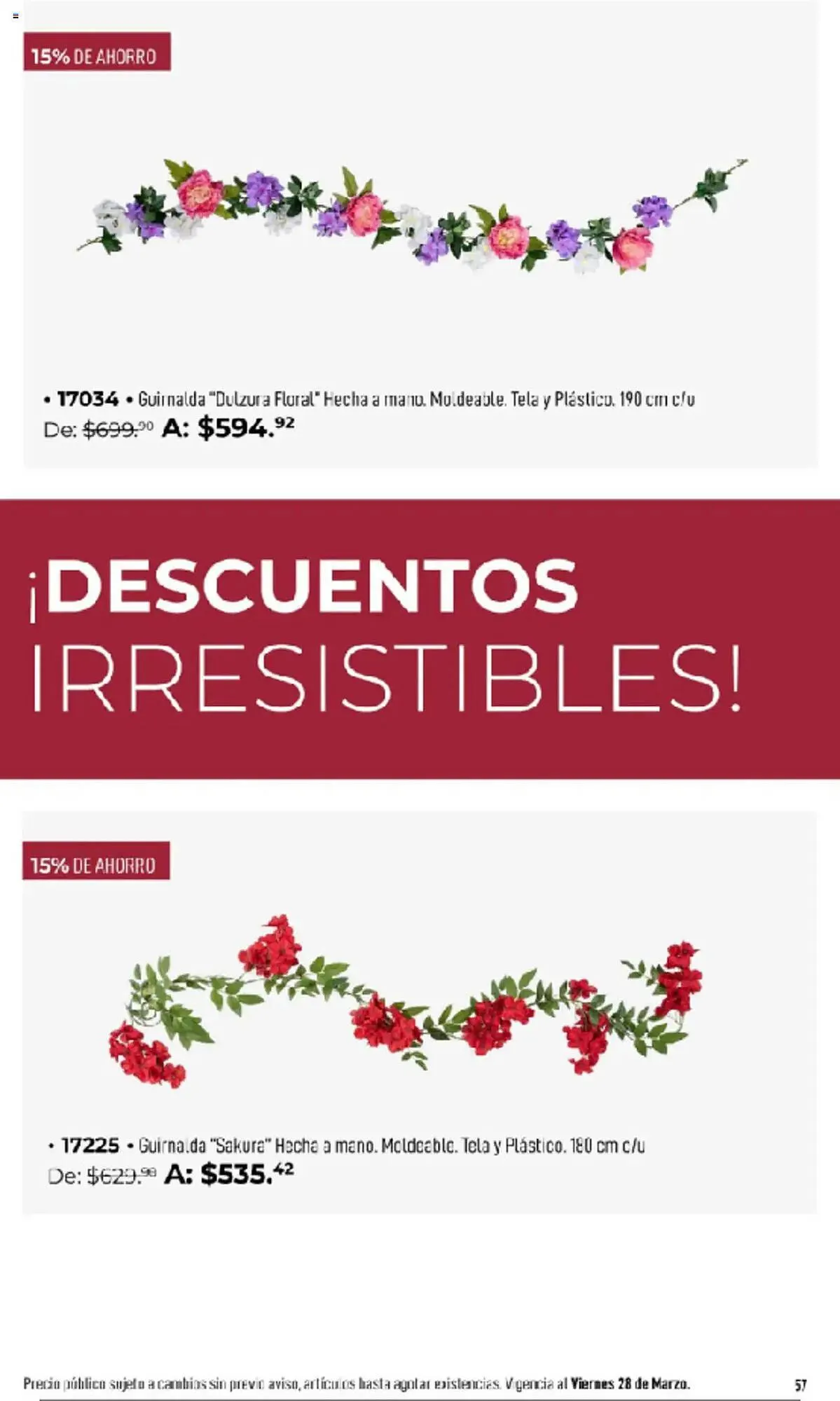 Catálogo de Catálogo Home Interiors 8 de marzo al 28 de marzo 2025 - Pagina 57