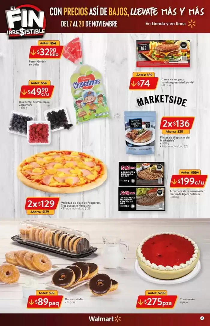 Catálogo de Walmart - Fin Irresistible 8 de noviembre al 20 de noviembre 2024 - Pagina 4