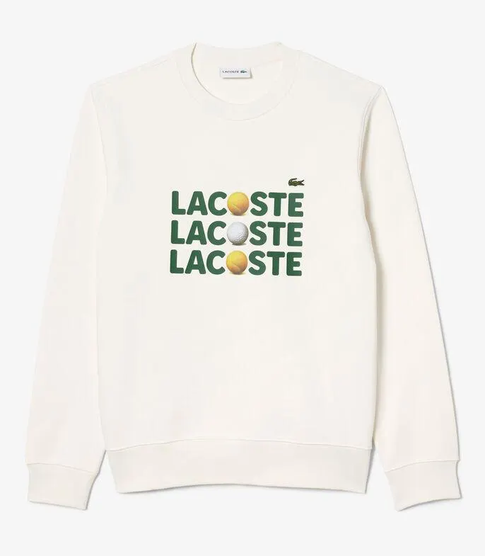 Sudadera estampada de cuello redondo Hombre