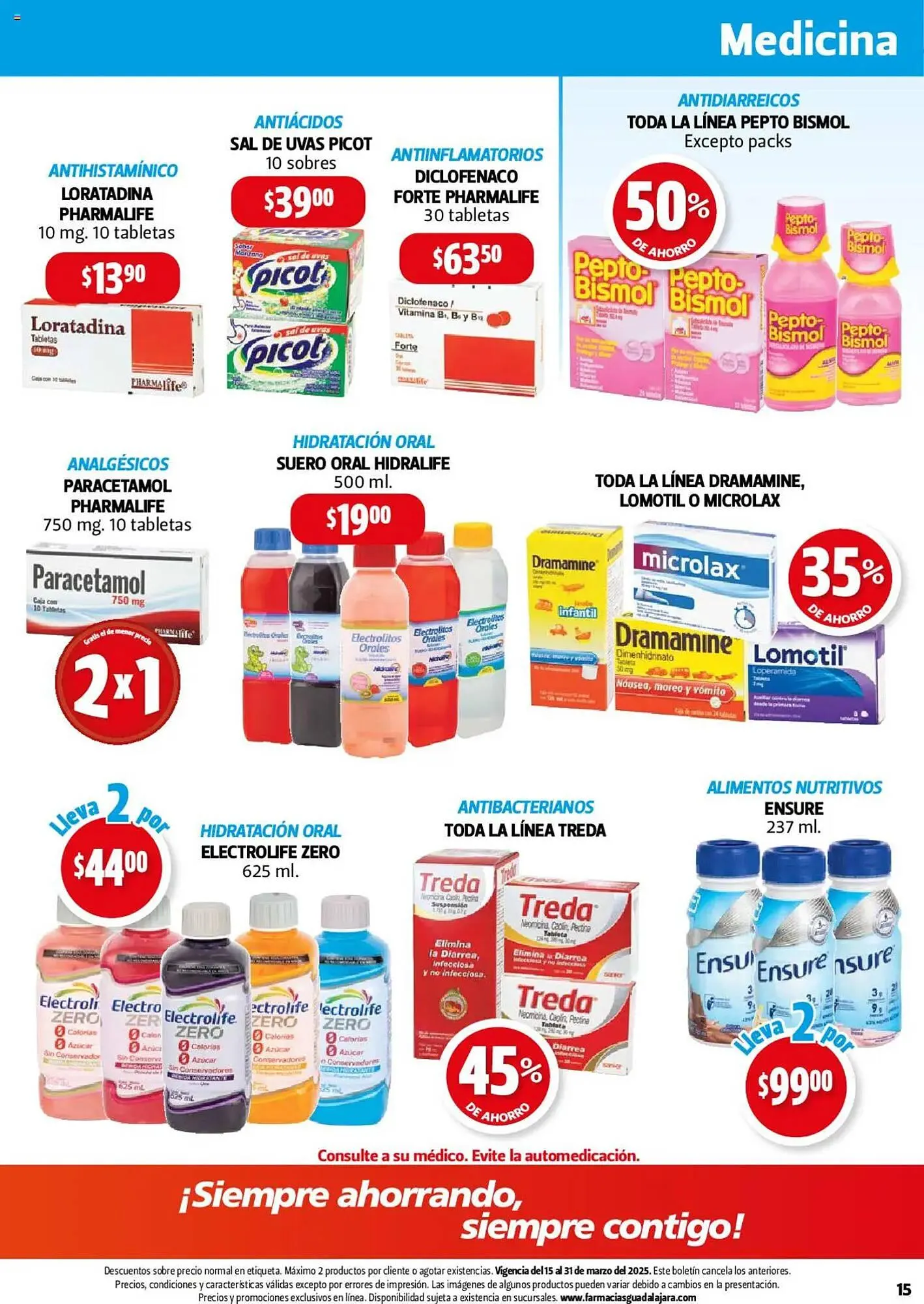 Catálogo de Catálogo Farmacias Guadalajara 15 de marzo al 31 de marzo 2025 - Pagina 15