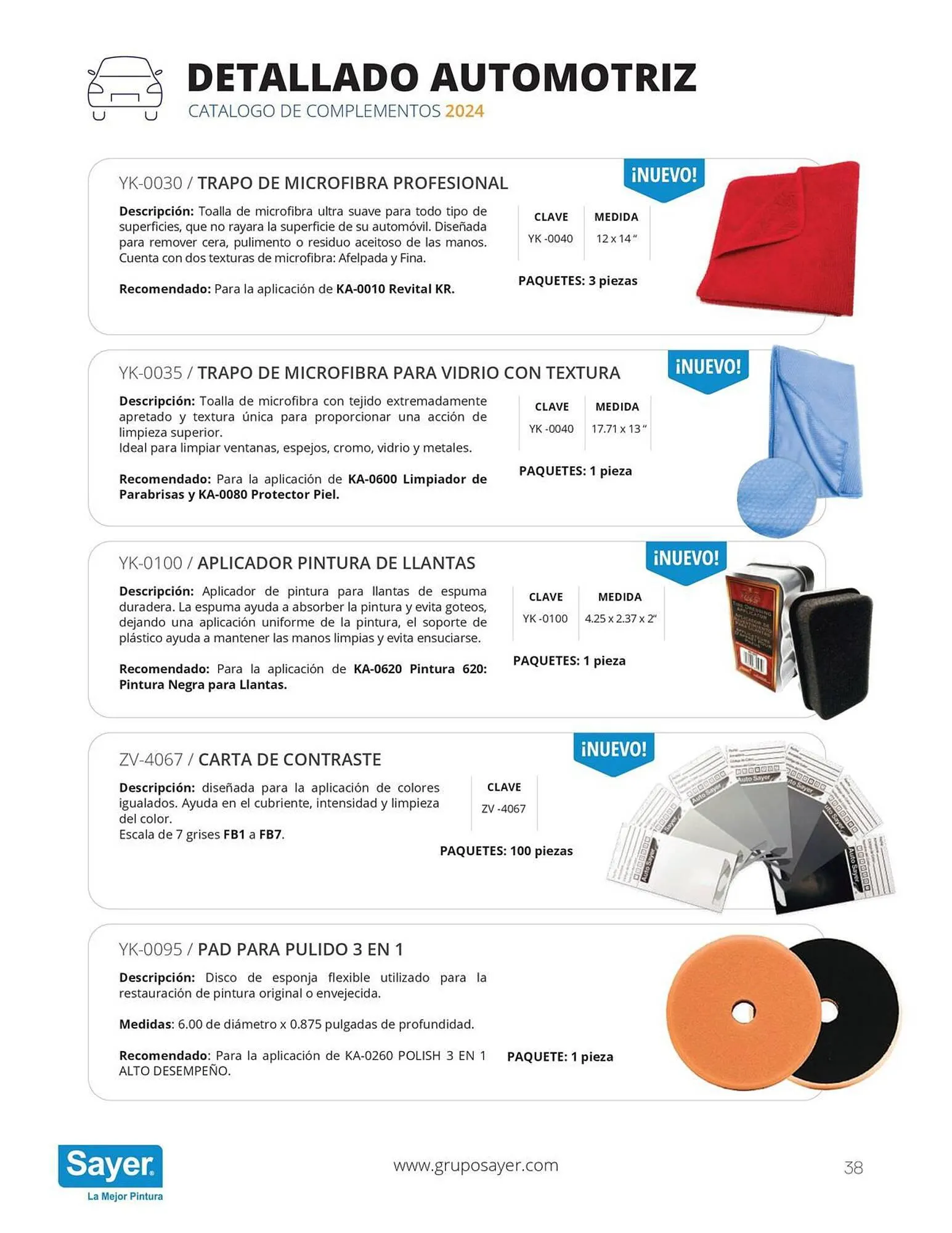 Catálogo de Catálogo Sayer 3 de enero al 31 de diciembre 2024 - Pagina 38