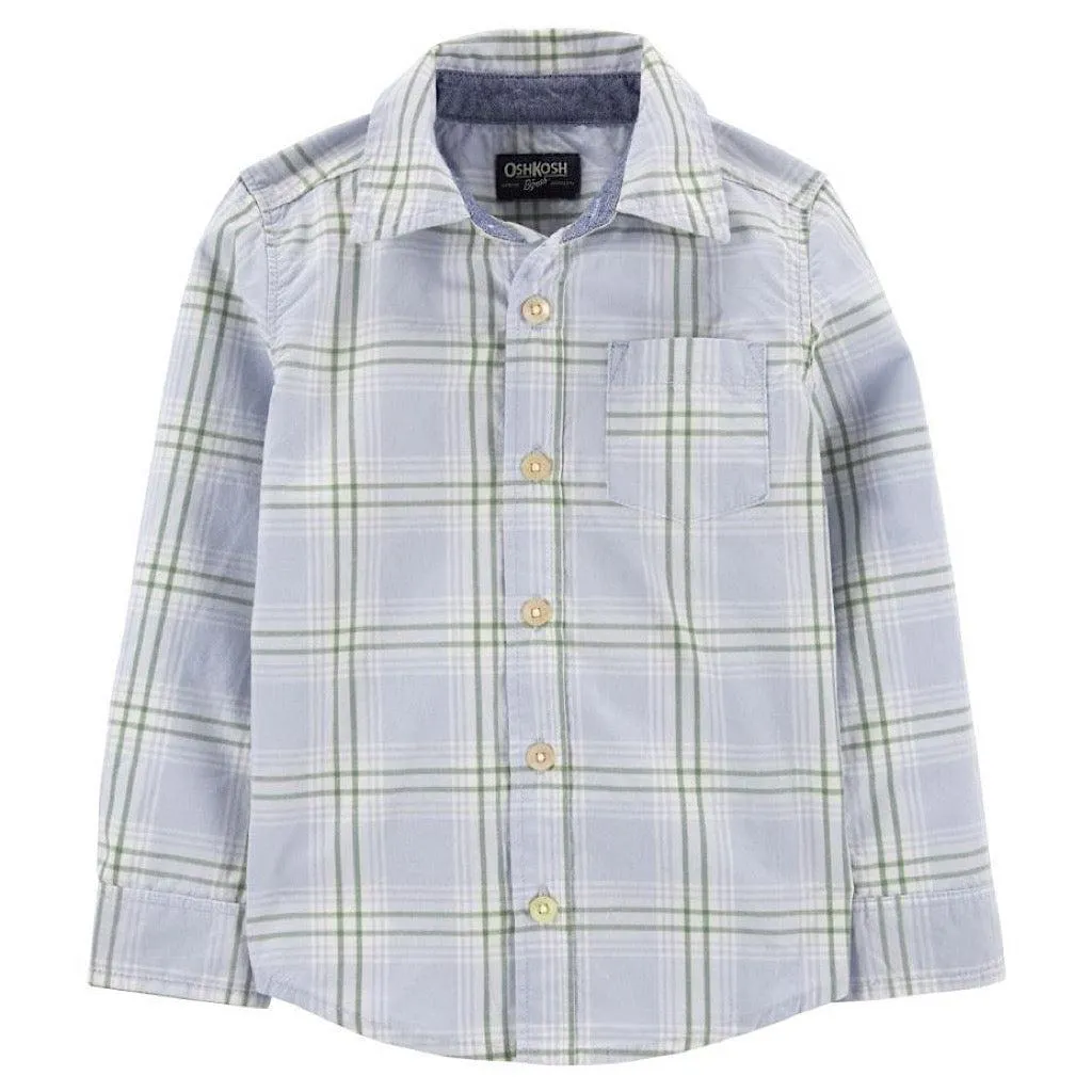 Camisa a cuadros Oshkosh para niño