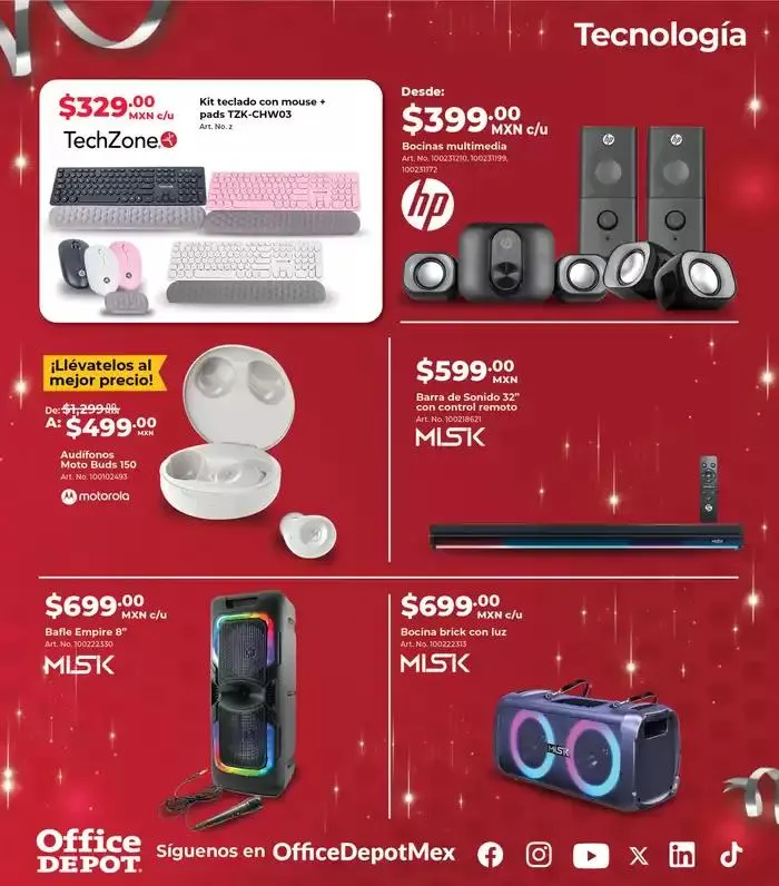 Catálogo de Office Depot - Folleto Noviembre 1 de noviembre al 30 de noviembre 2024 - Pagina 14