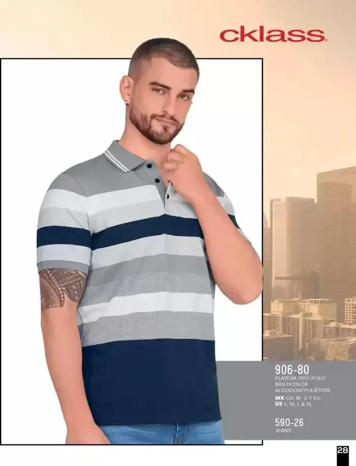 Catálogo de Catálogo Cklass Ropa Caballero Primavera Verano 2025 8 de enero al 30 de junio 2025 - Pagina 26