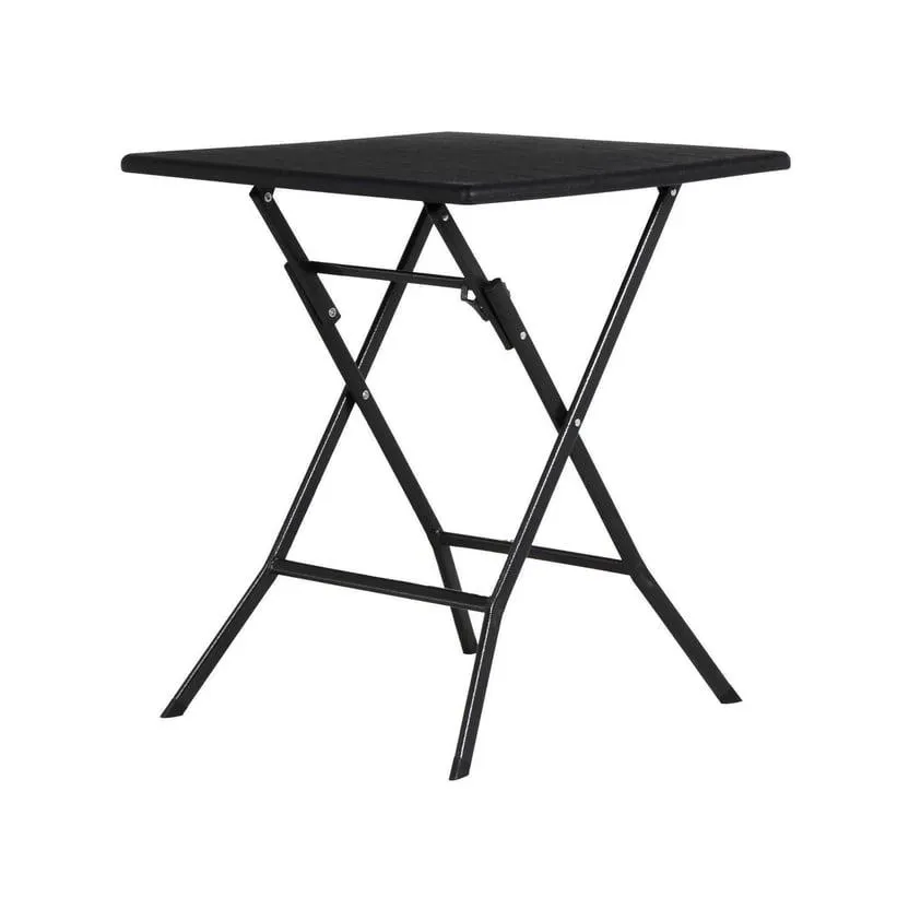 Mesa Plegable Cuadrada Tipo Madera 62 cm