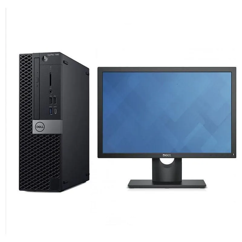 PC DELL 7060 core i7-8 8GB Ram 256 SSD Moniotor 20p Reacondicionado