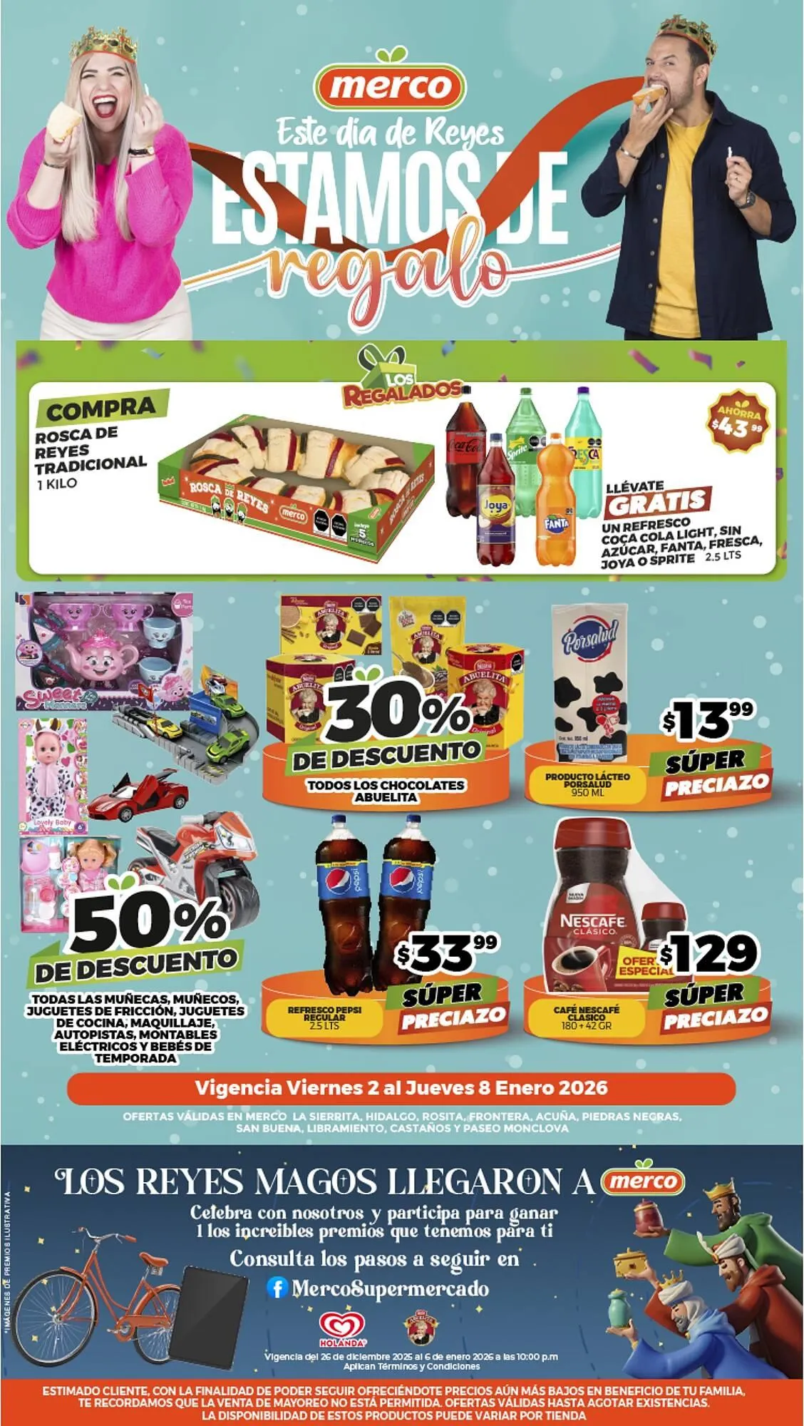 Catálogo de Folleto Merco 2 de enero al 8 de enero 2026 - Pagina 1