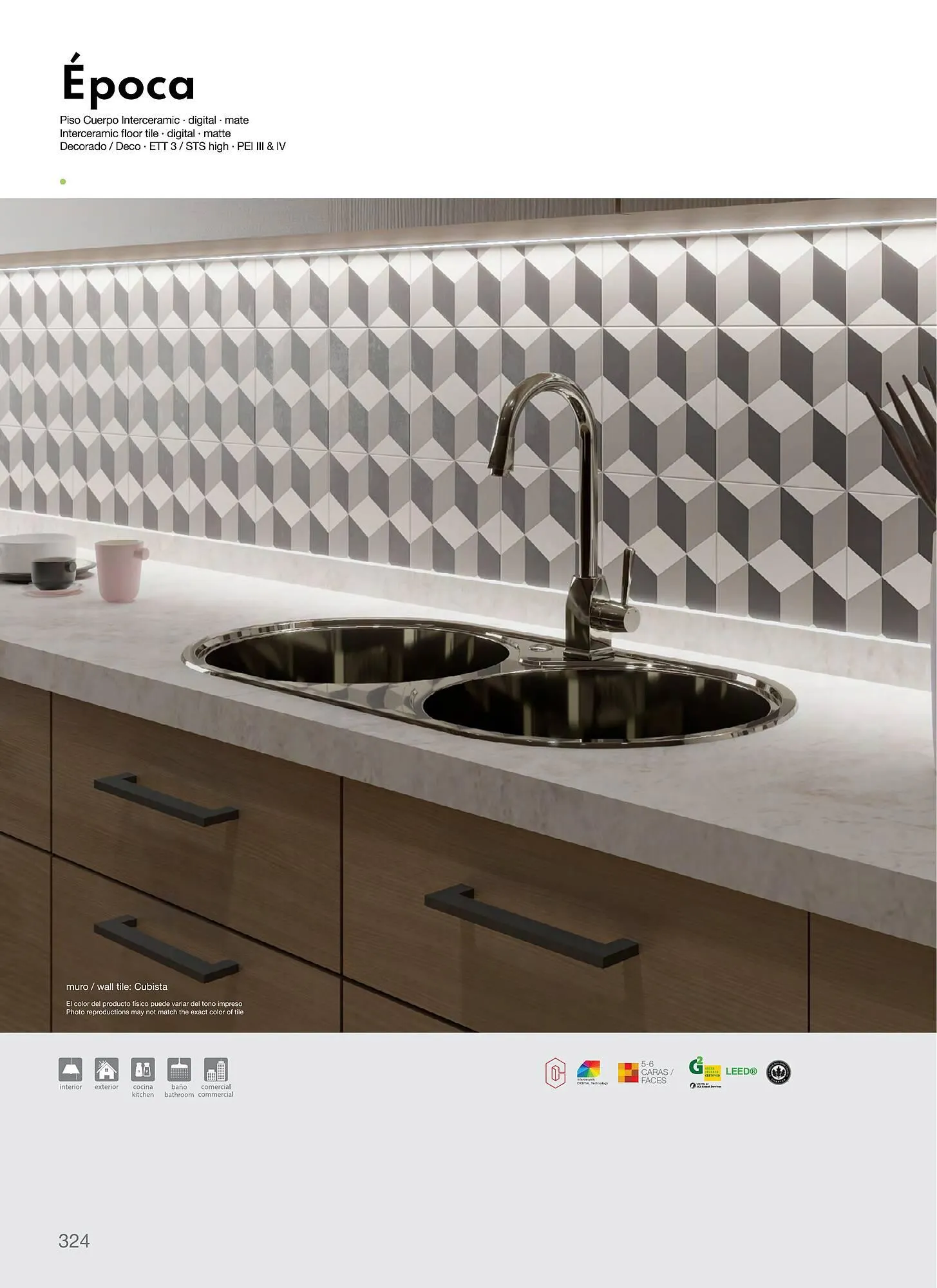 Catálogo de Catálogo Interceramic 12 de marzo al 31 de diciembre 2024 - Pagina 324
