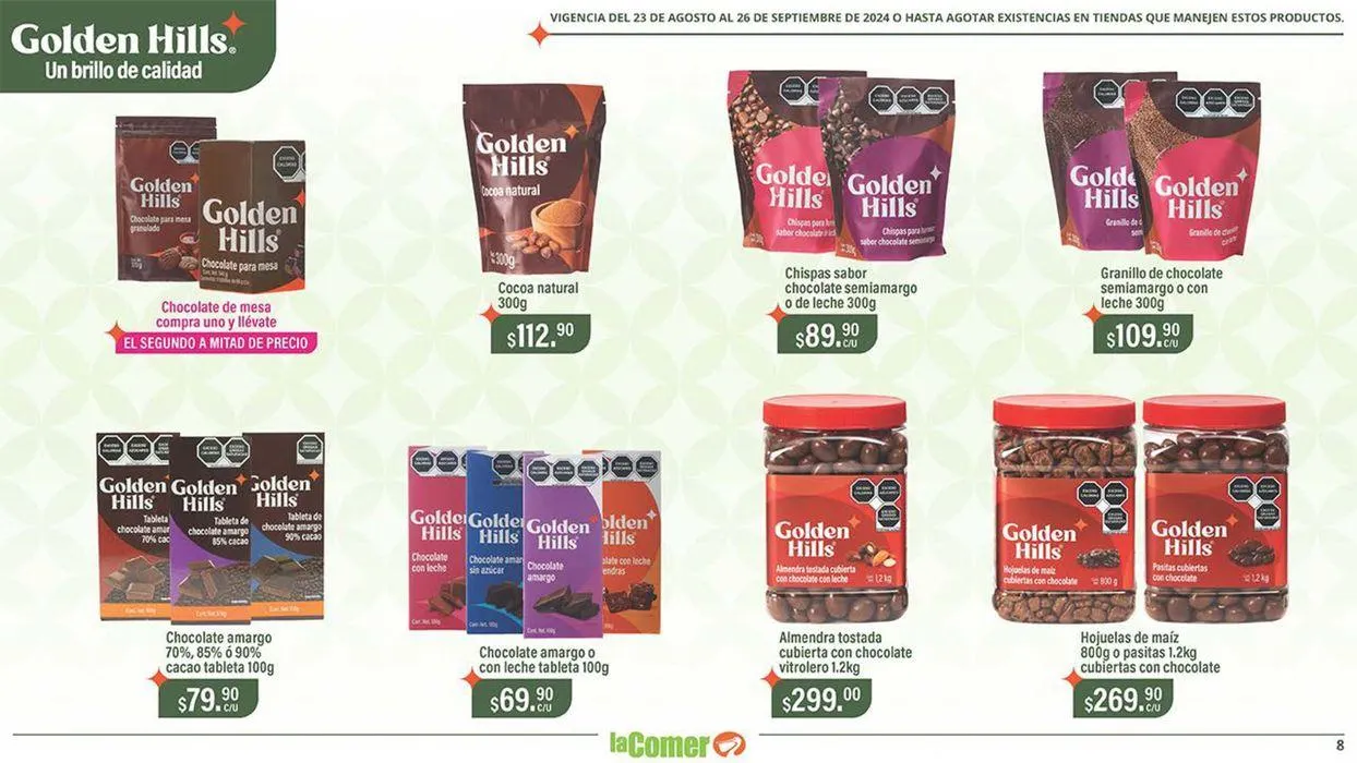 Catálogo de Golden Hills 23 de agosto al 26 de septiembre 2024 - Pagina 8