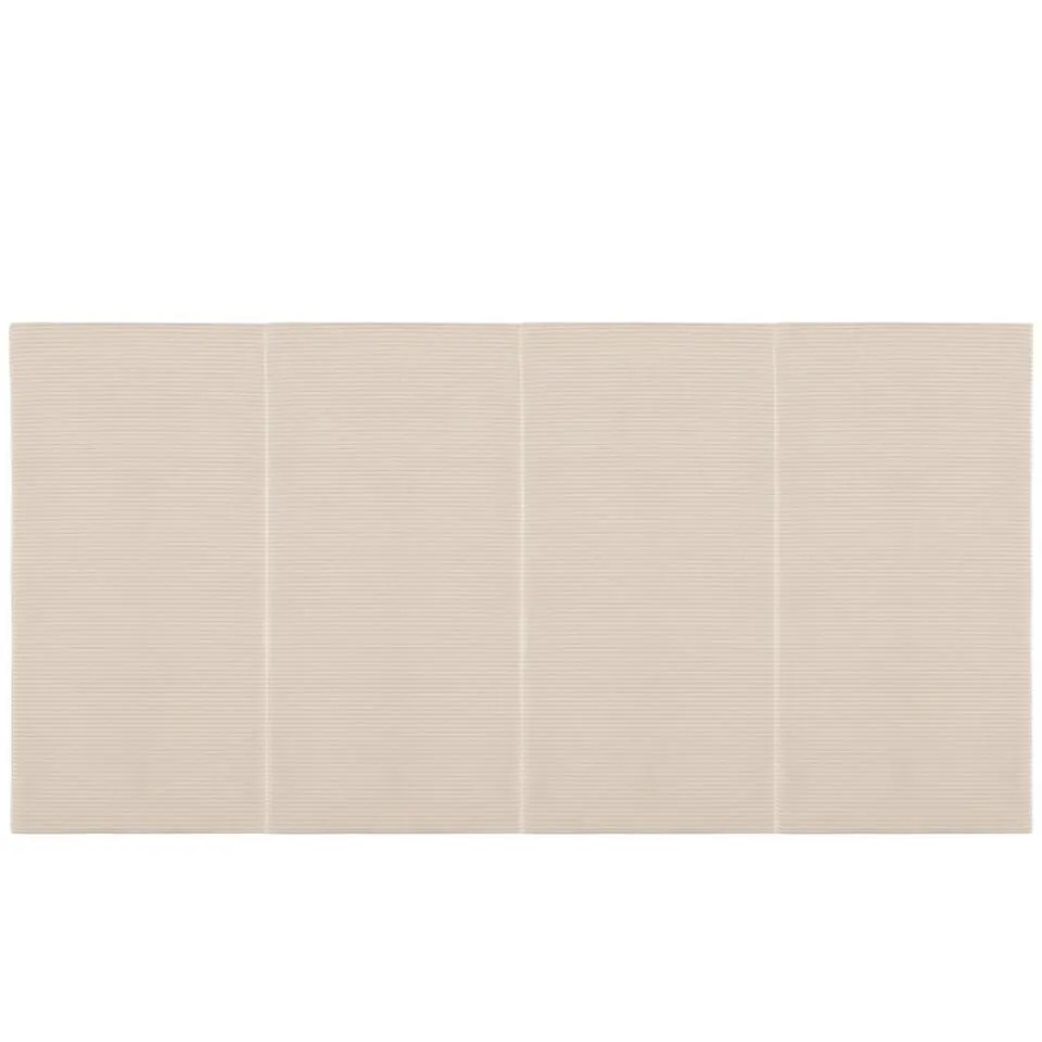 Juego de 4 Paneles Para Cabecera Modular King Size Lunaria - Tela Tipo Pana Marfil