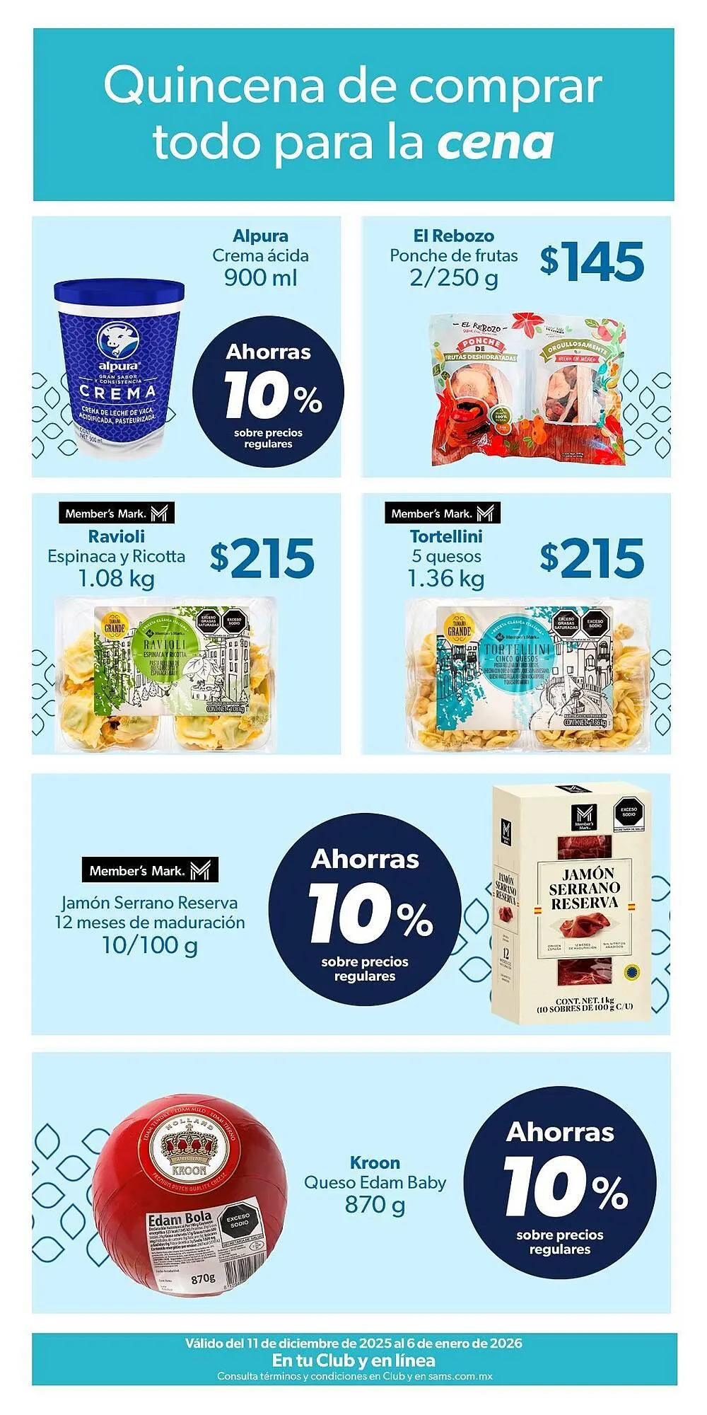 Catálogo de Catálogo Sam's Club 17 de diciembre al 6 de enero 2026 - Pagina 1