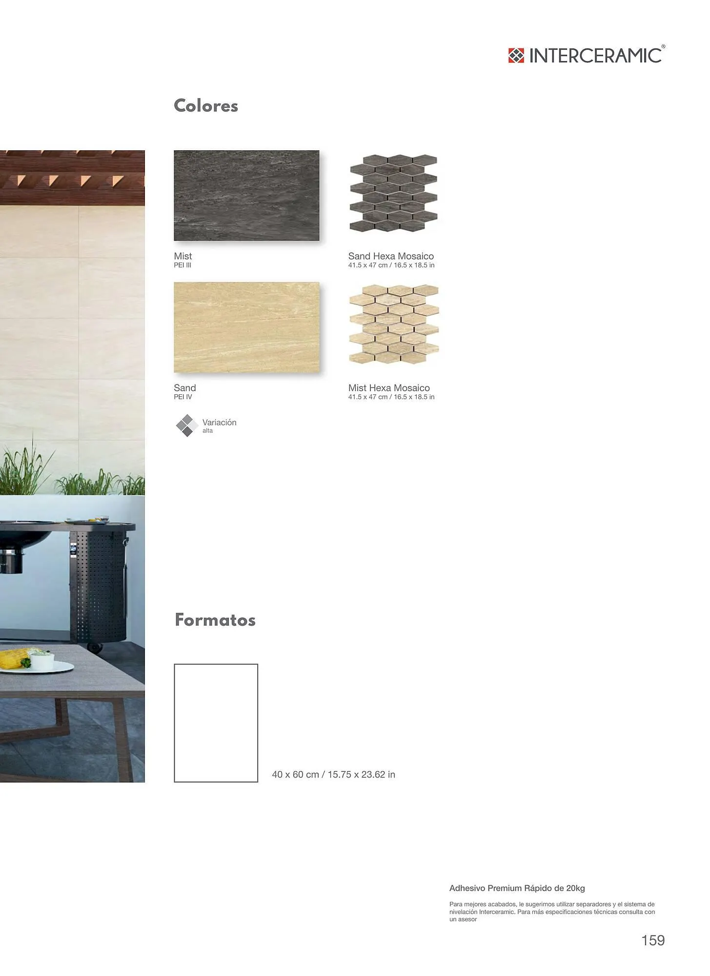 Catálogo de Catálogo Interceramic 12 de marzo al 31 de diciembre 2024 - Pagina 159