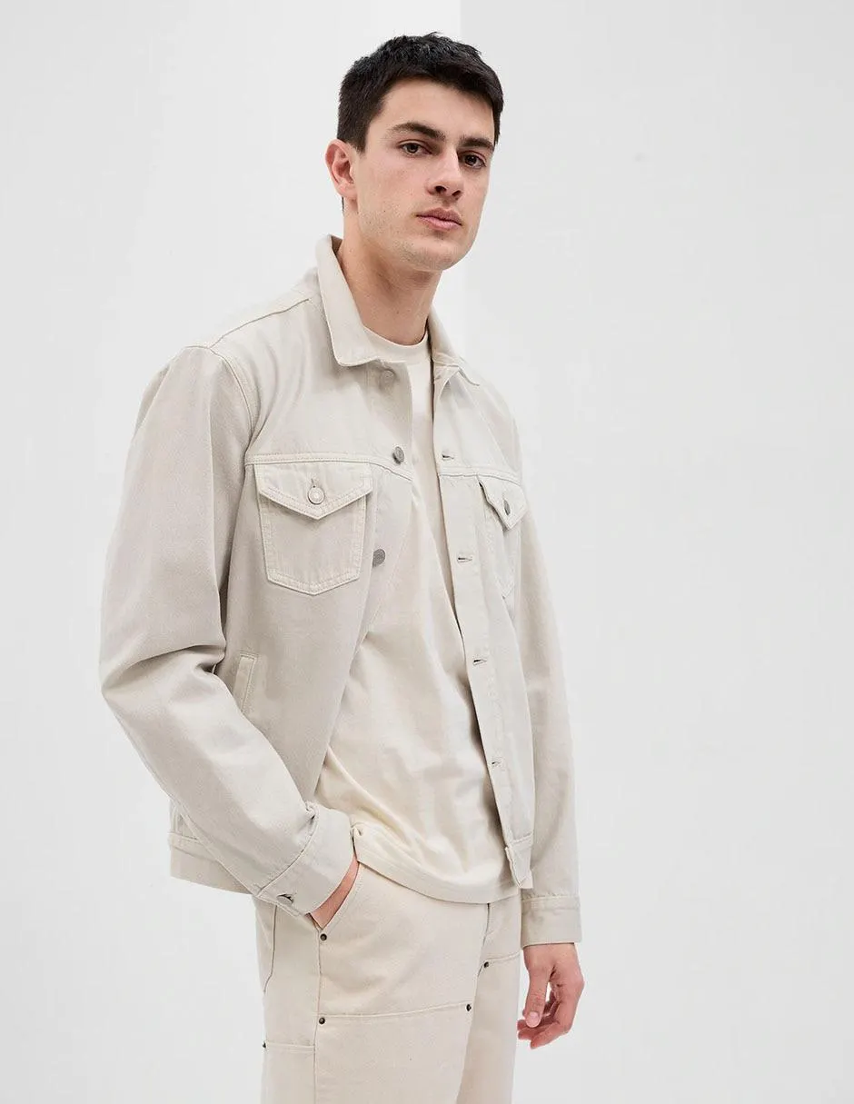 Chamarra con bolsillos para hombre