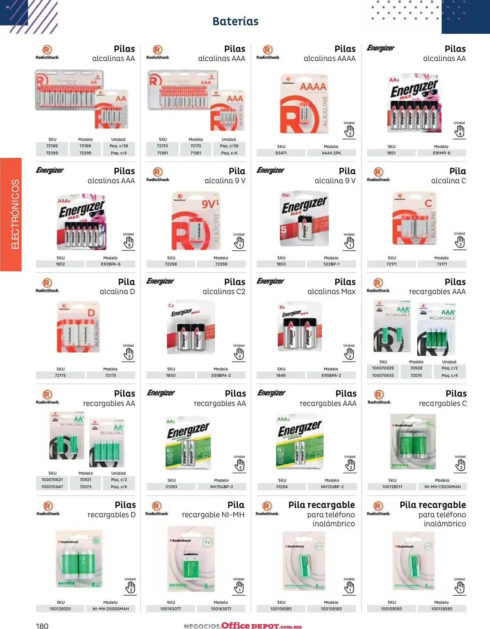 Catálogo de Catálogo Office Depot 12 de enero al 1 de enero 2027 - Pagina 182