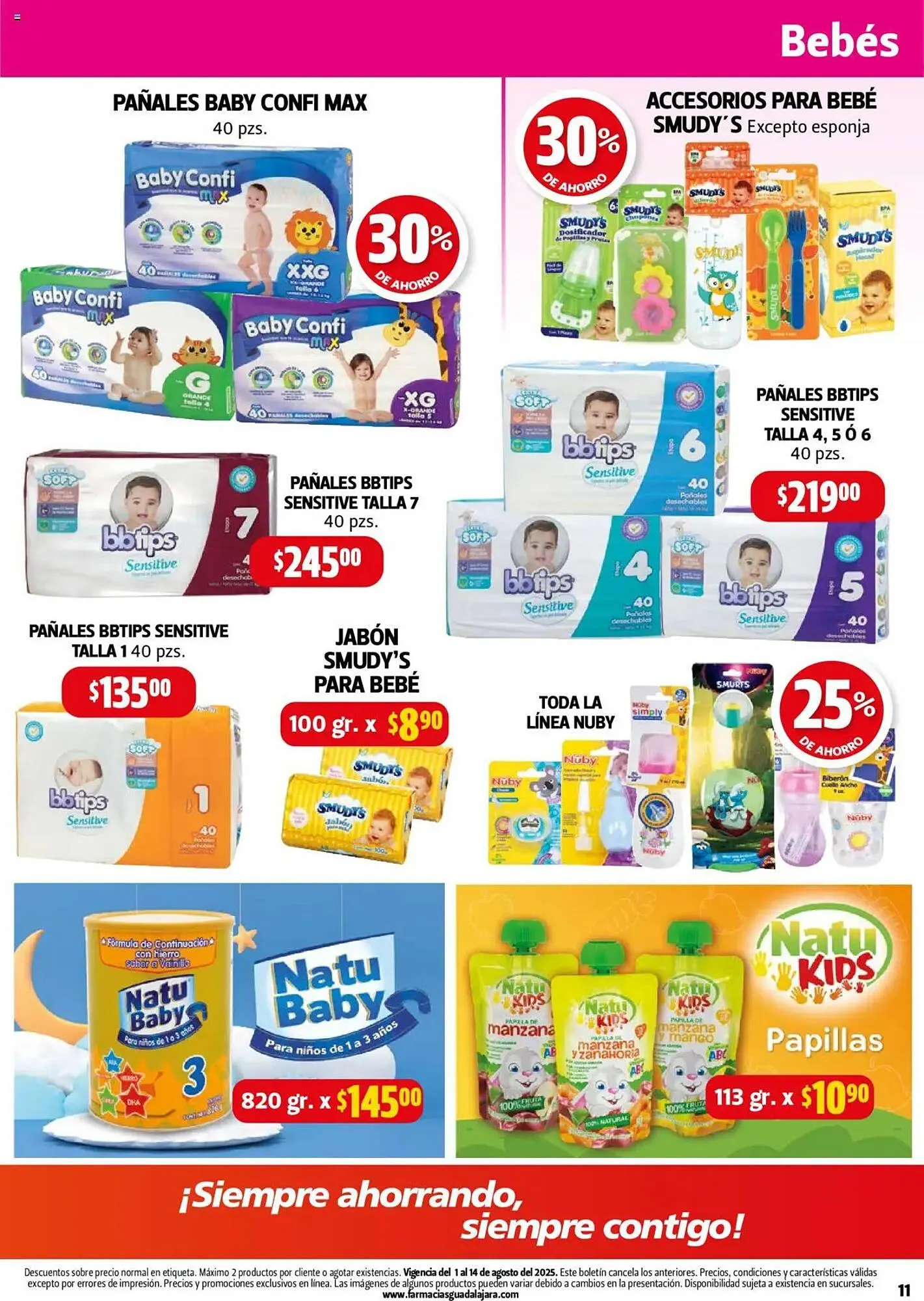 Catálogo de Catálogo Farmacias Guadalajara 1 de agosto al 15 de agosto 2025 - Pagina 11