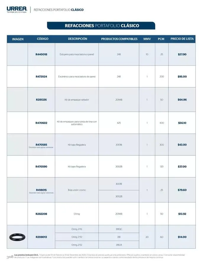 Catálogo de Catálogo Residencial 2025 28 de febrero al 28 de febrero 2026 - Pagina 314