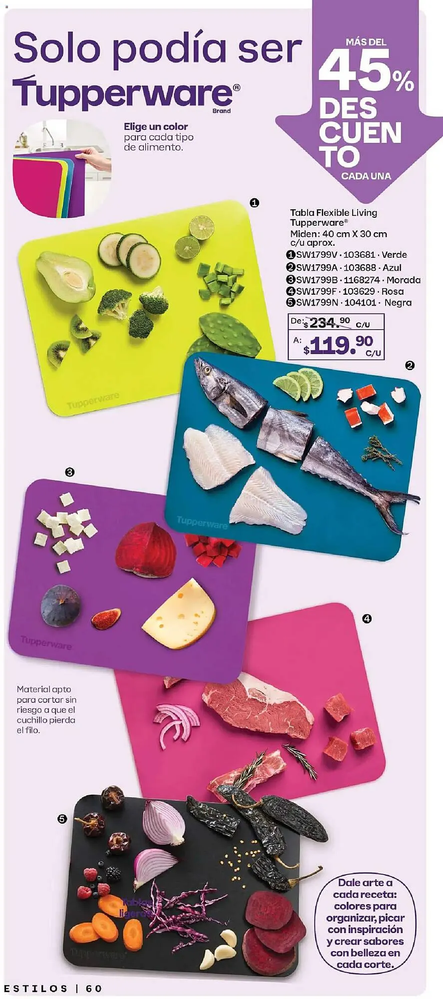 Catálogo de Catálogo Tupperware 26 de enero al 23 de febrero 2026 - Pagina 60