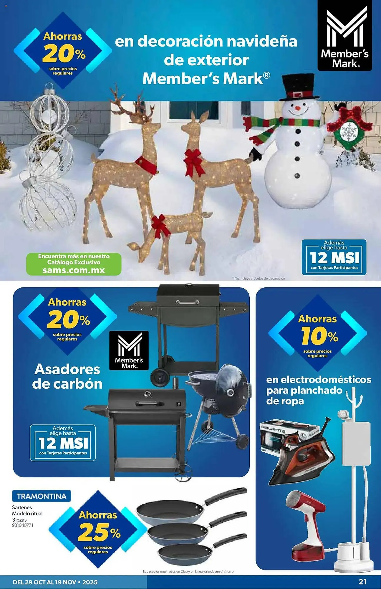 Catálogo de Catálogo Sam's Club 29 de octubre al 19 de noviembre 2025 - Pagina 21