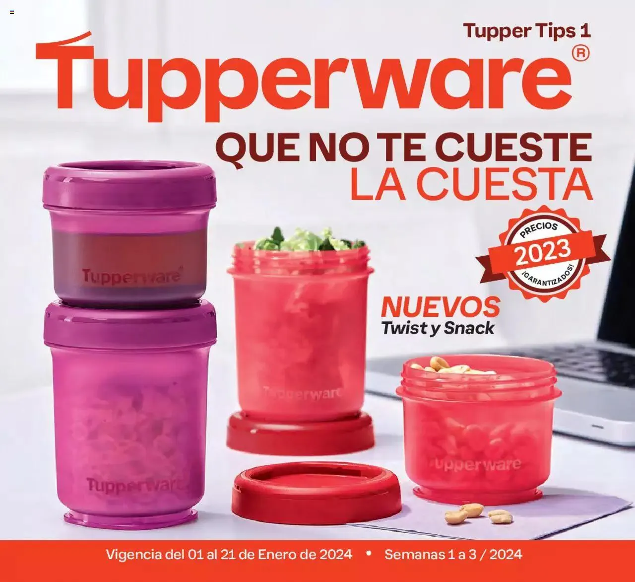 Catálogo de Tupperware catálogo 1 de enero al 21 de enero 2024 - Pagina 1