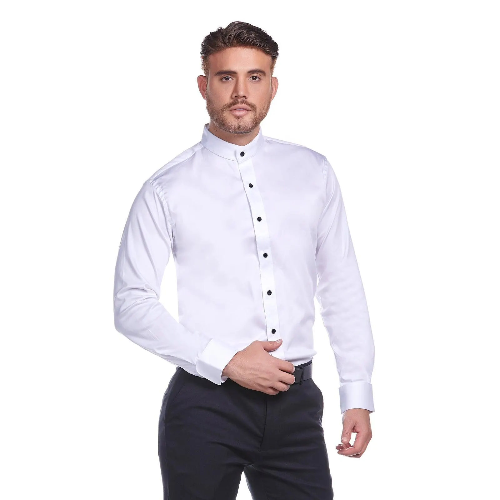 Camisa manga larga | Slim-Fit | Color blanco