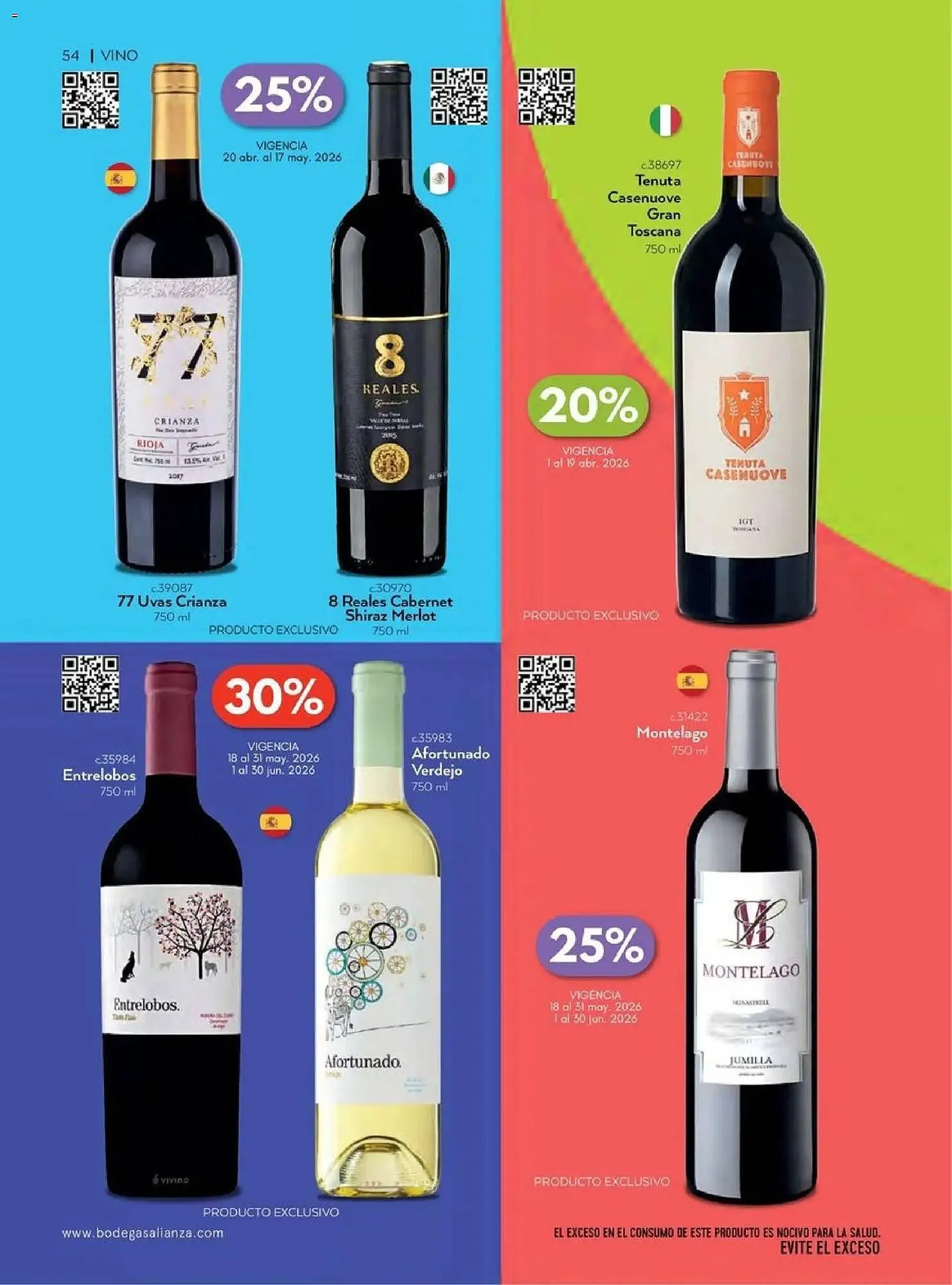 Catálogo de Folleto Bodegas Alianza 1 de abril al 1 de julio 2026 - Pagina 56