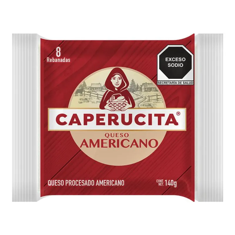 Caperucita Queso Americano 140 g