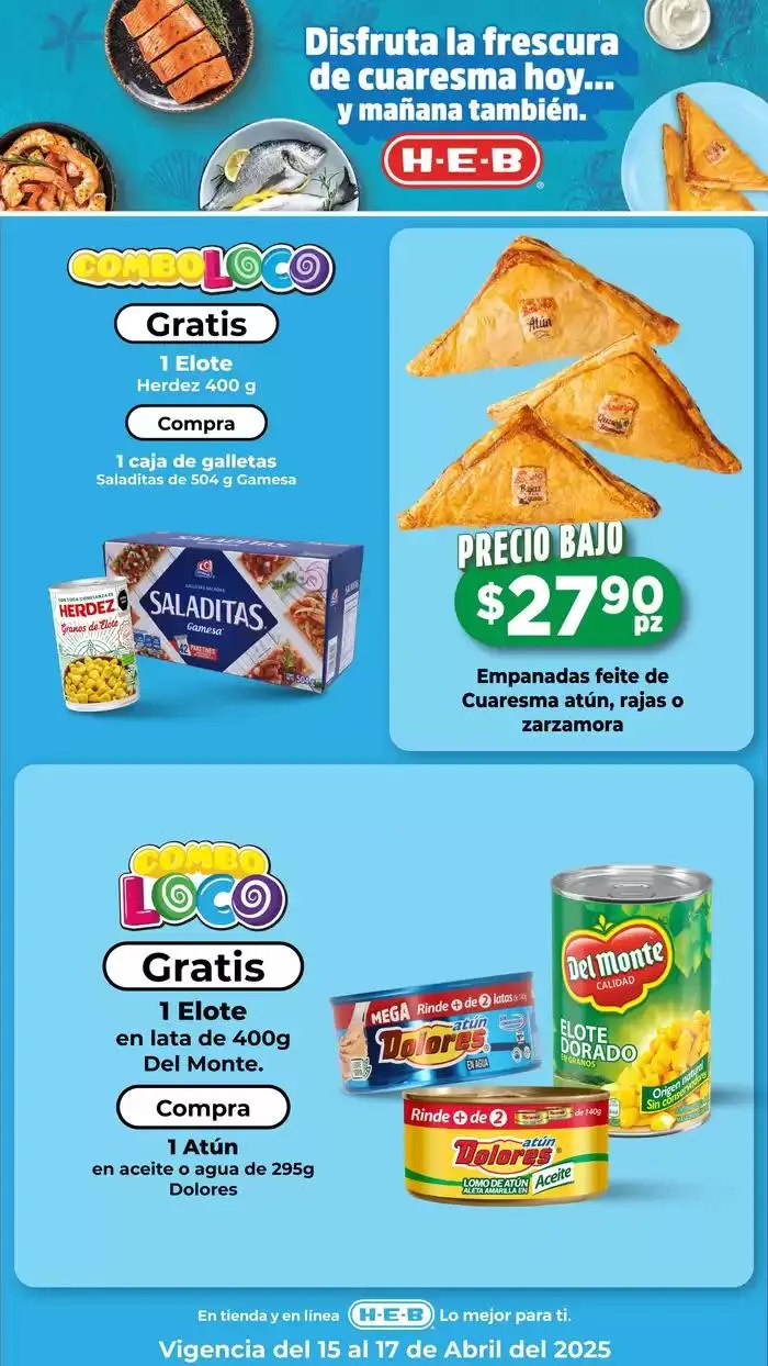 Catálogo de Ofertas HEB 15 de abril al 17 de abril 2025 - Pagina 2