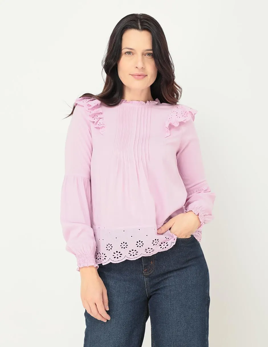 Blusa Weekend manga larga para mujer