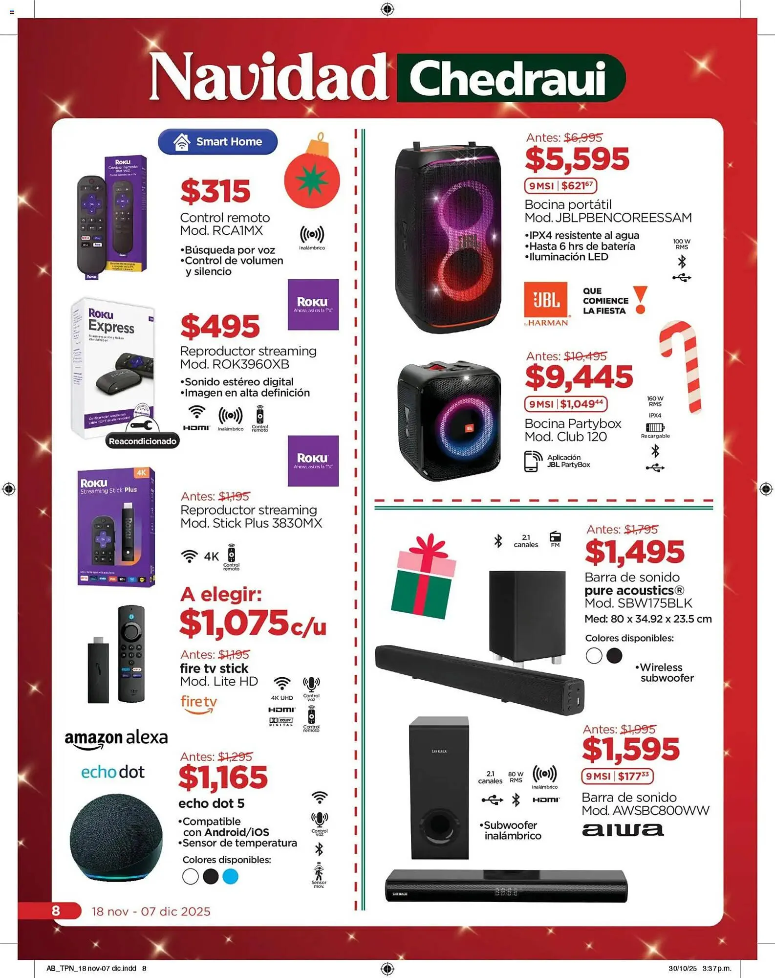 Catálogo de Folleto Chedraui 18 de noviembre al 8 de diciembre 2025 - Pagina 8