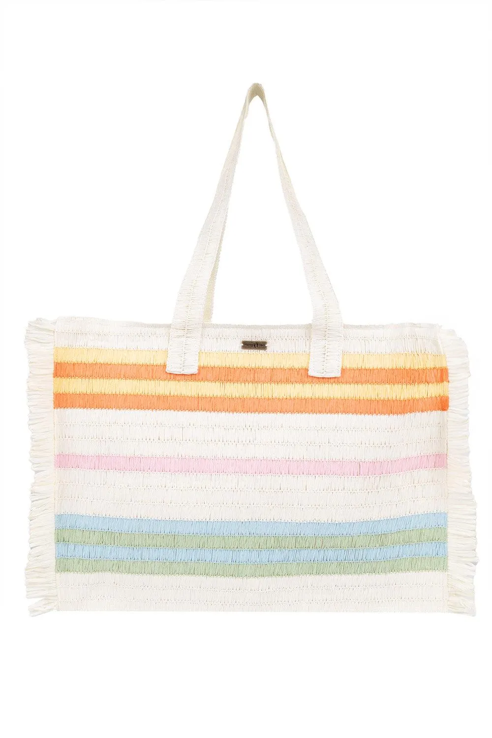 Bolsa tejida multicolor