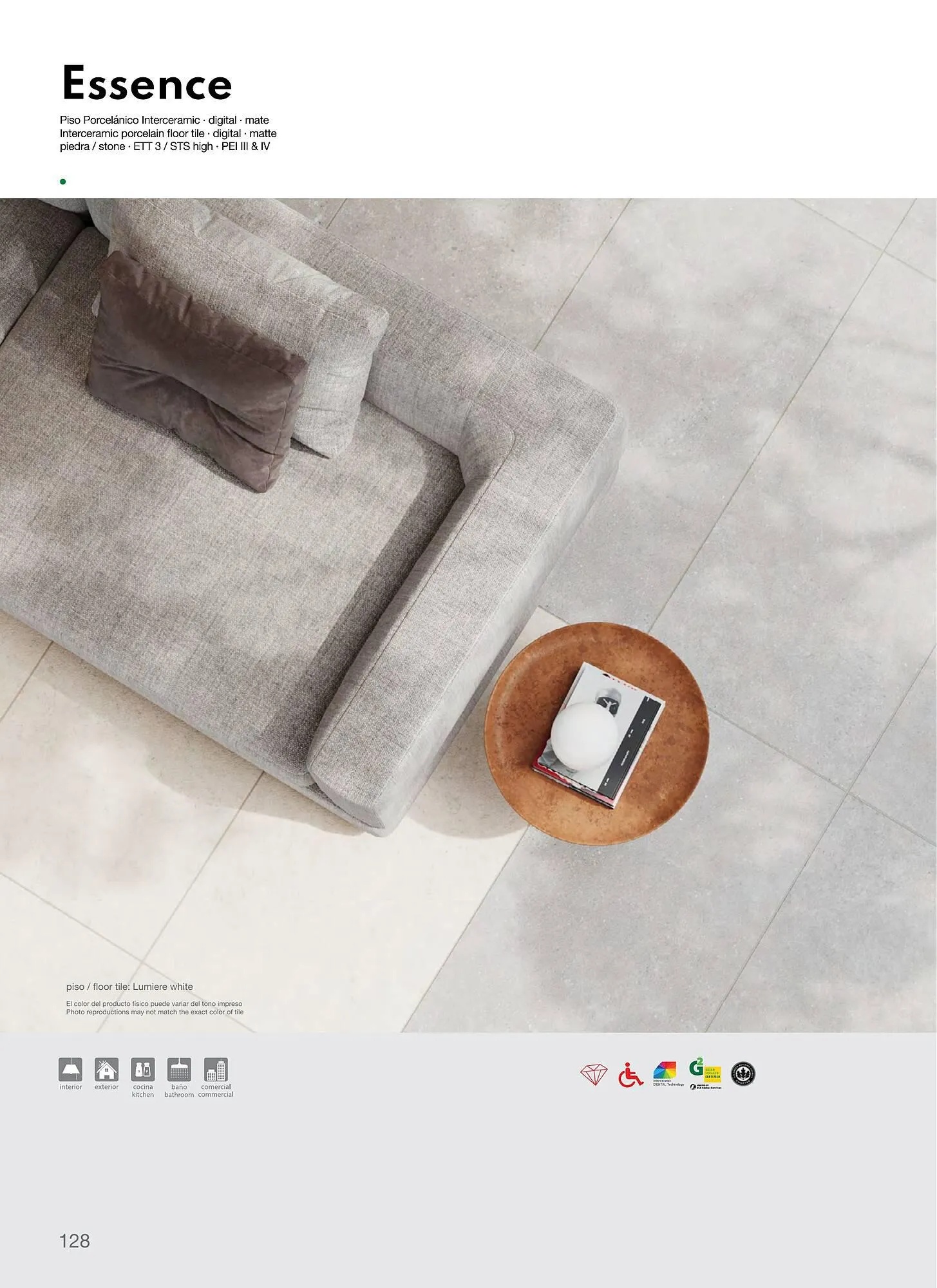 Catálogo de Catálogo Interceramic 12 de marzo al 31 de diciembre 2024 - Pagina 128