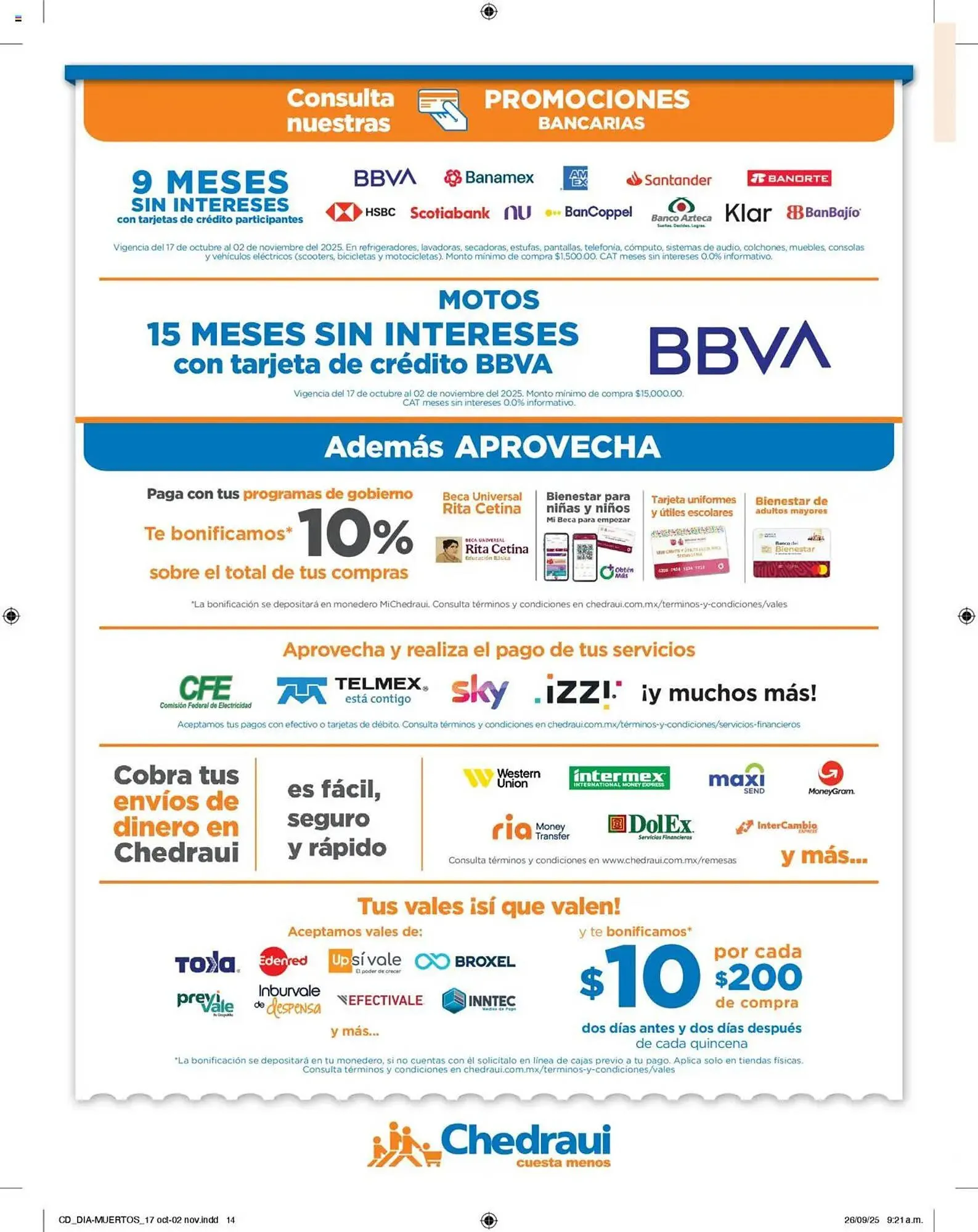 Catálogo de Folleto Chedraui 17 de octubre al 2 de noviembre 2025 - Pagina 14