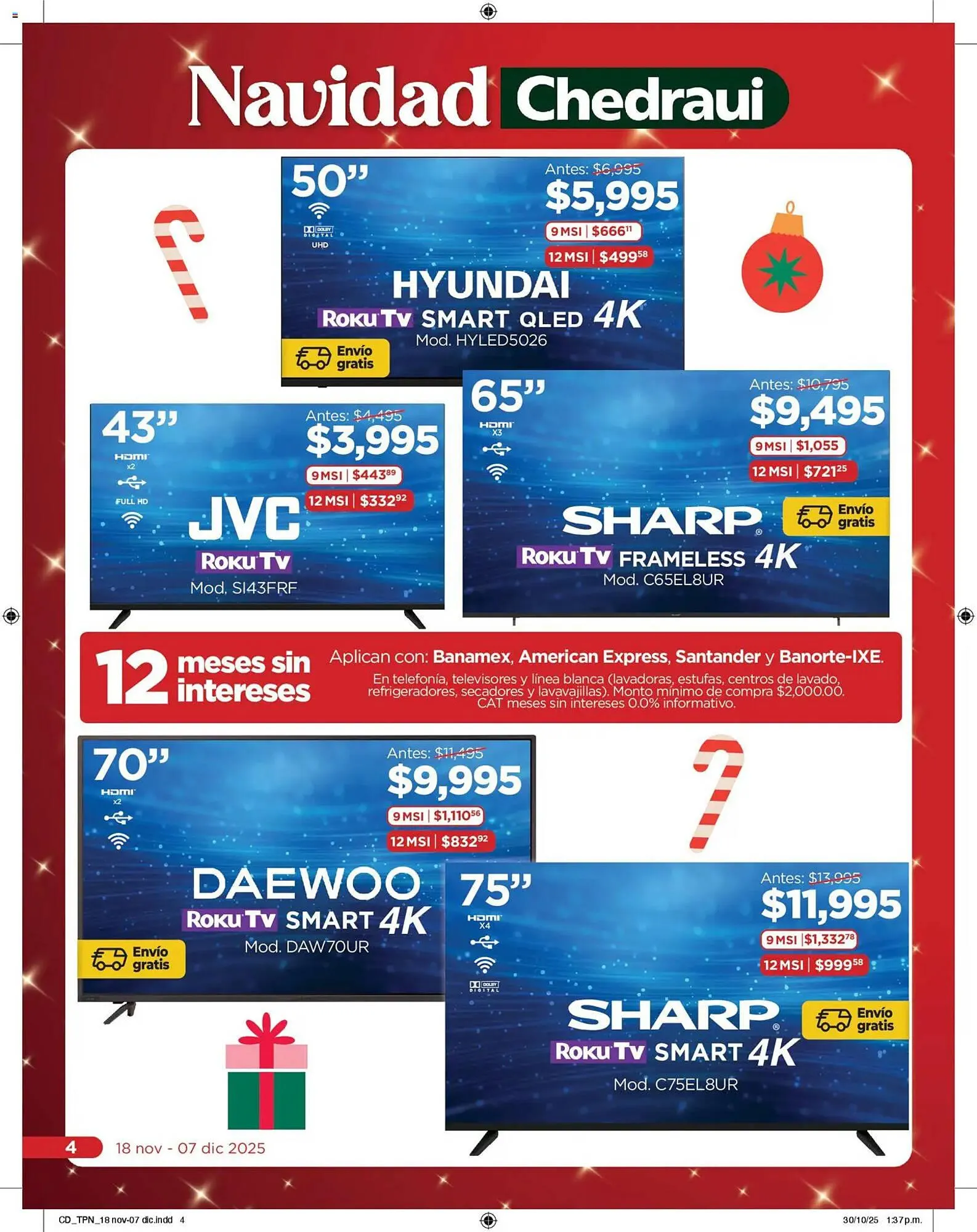 Catálogo de Folleto Chedraui 18 de noviembre al 8 de diciembre 2025 - Pagina 4