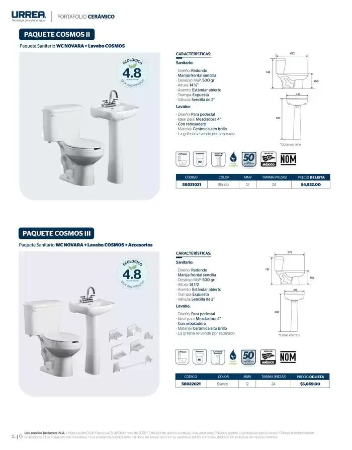 Catálogo de Catálogo Residencial 2025 28 de febrero al 28 de febrero 2026 - Pagina 252