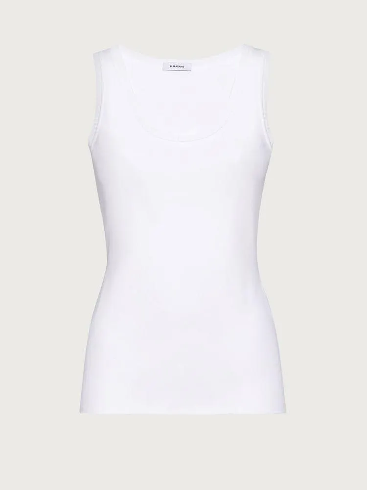 Camiseta de tirantes efecto segunda piel