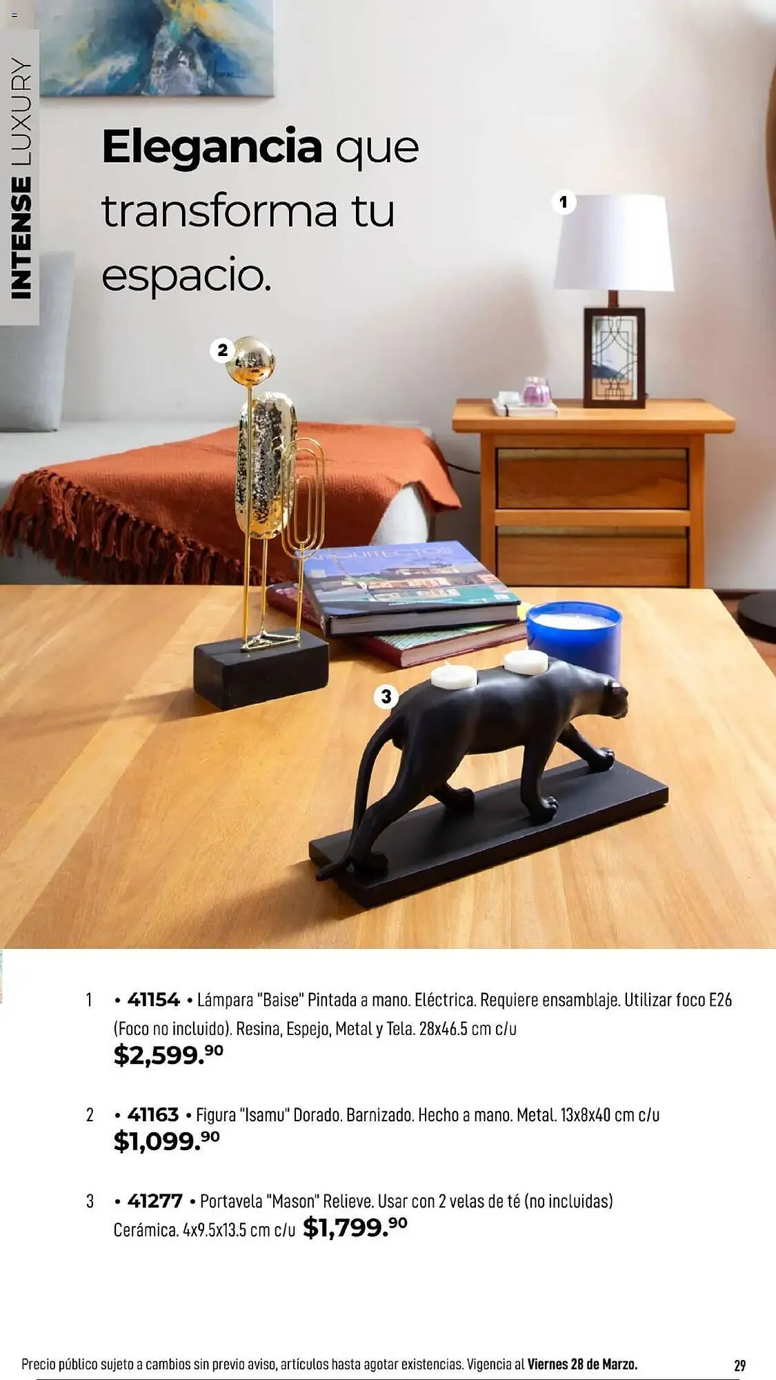 Catálogo de Catálogo Home Interiors 17 de febrero al 28 de marzo 2025 - Pagina 29