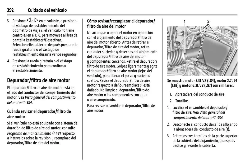 Catálogo de Cheyenne 2025 Manual del propietario 22 de enero al 31 de diciembre 2025 - Pagina 393