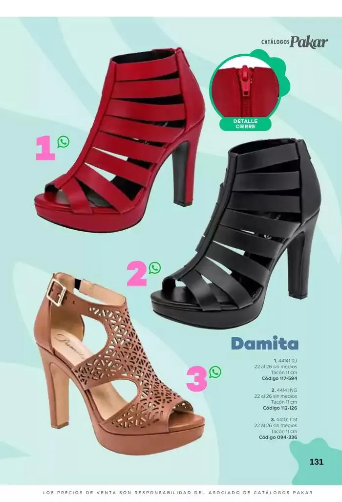 Catálogo de Pakar Sandalia 31 de enero al 31 de mayo 2025 - Pagina 131