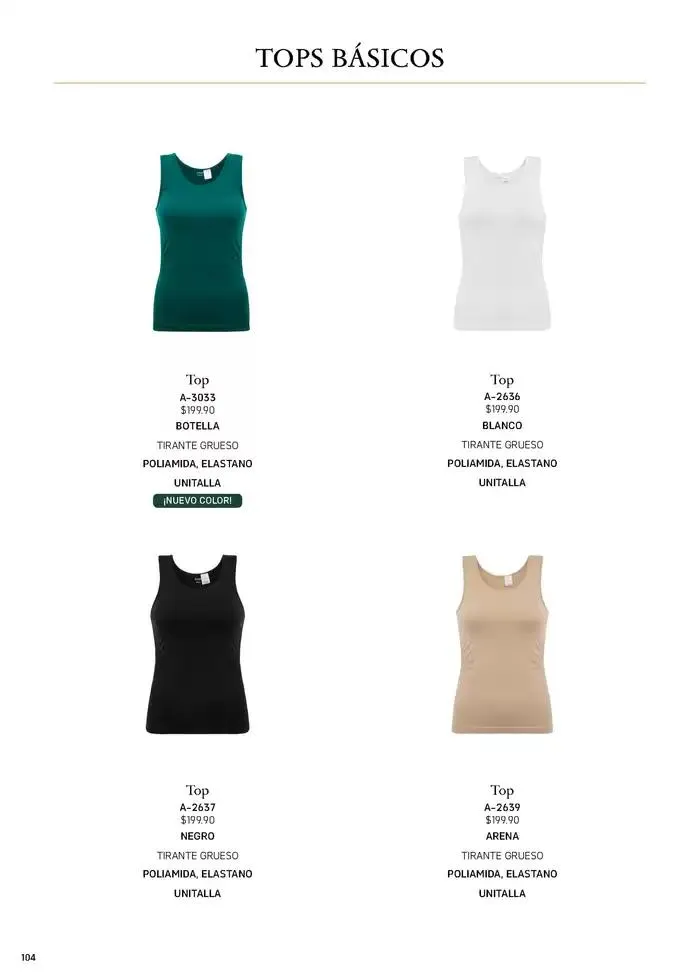 Catálogo de Catálogo Invierno 2024 9 de octubre al 31 de enero 2025 - Pagina 104