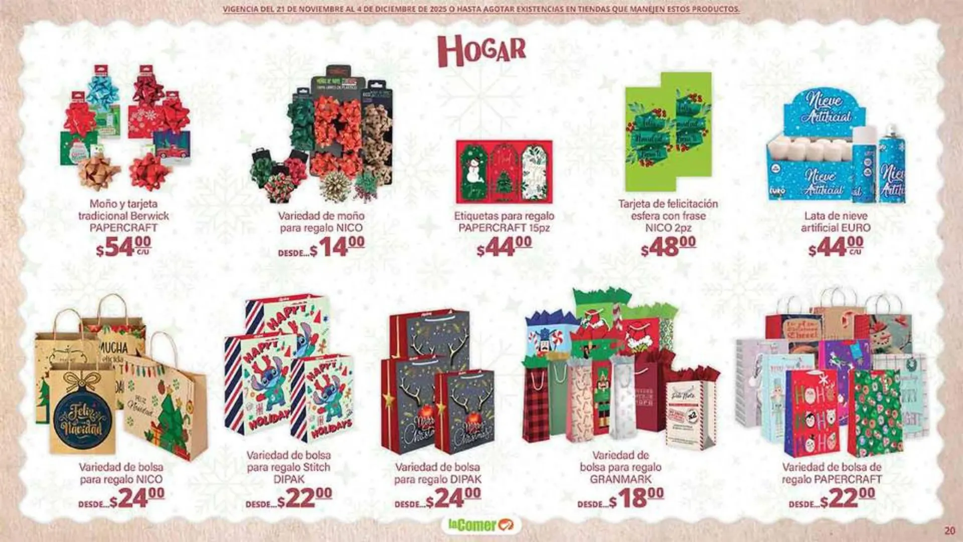 Catálogo de Folleto La Comer 21 de noviembre al 4 de diciembre 2025 - Pagina 20