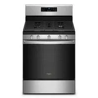 Estufa Gas Al Piso 30" con 5 quemadores Gris Whirlpool