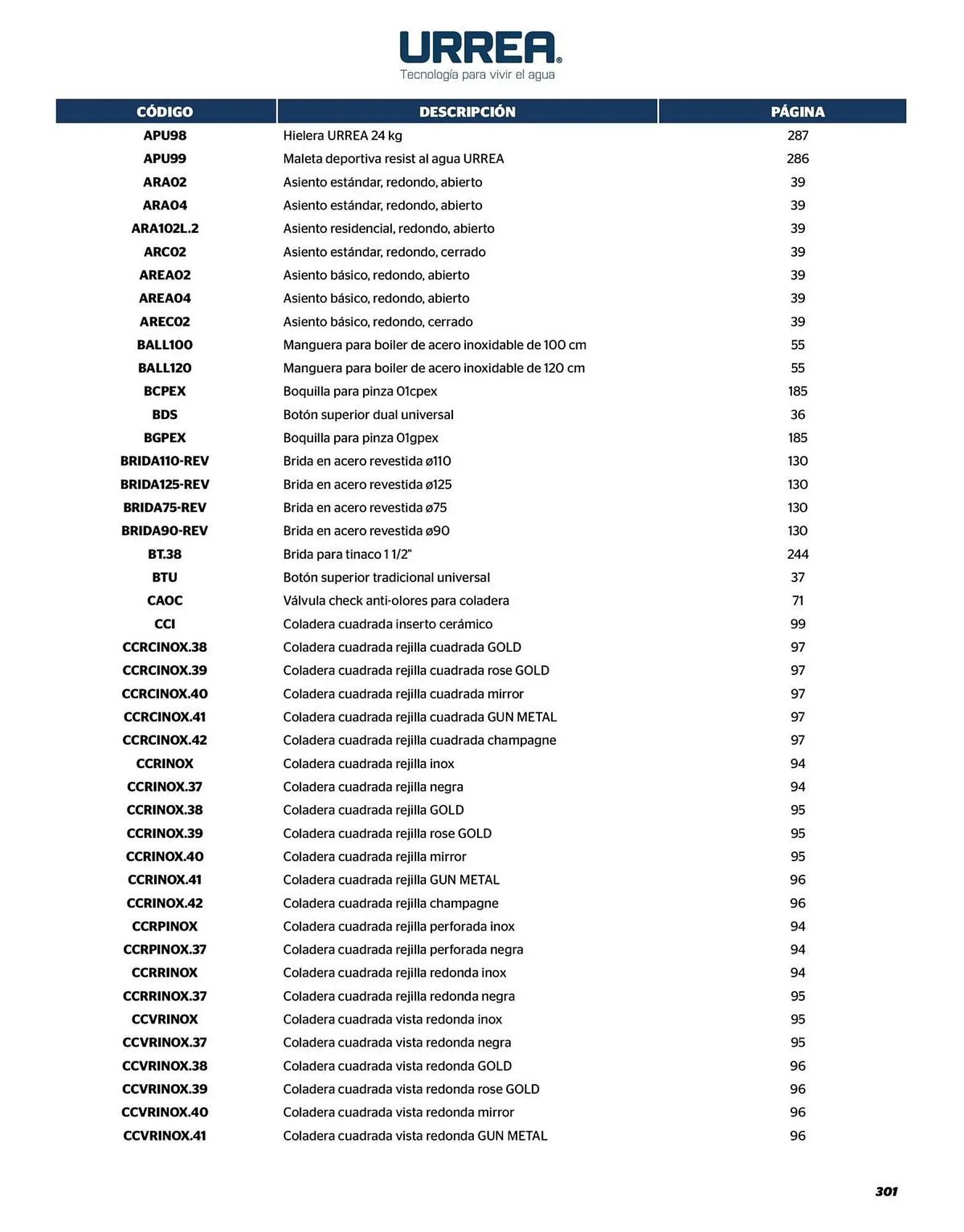 Catálogo de Catálogo Urrea 24 de abril al 31 de diciembre 2026 - Pagina 303