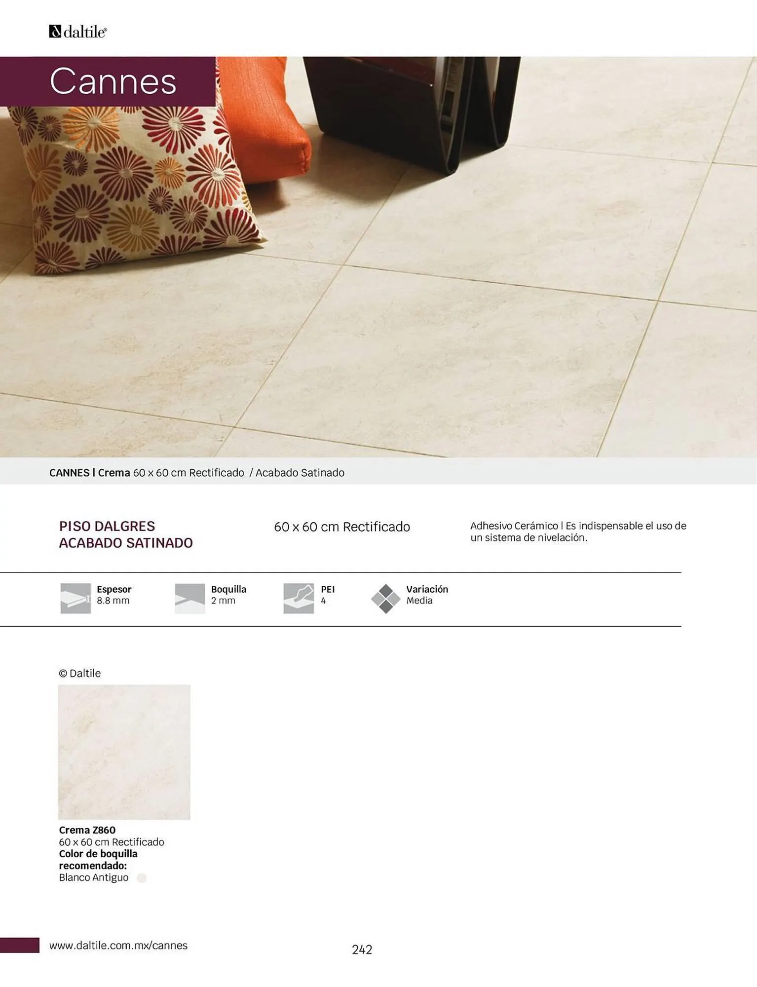 Catálogo de Catálogo Daltile 1 de enero al 31 de diciembre 2024 - Pagina 242