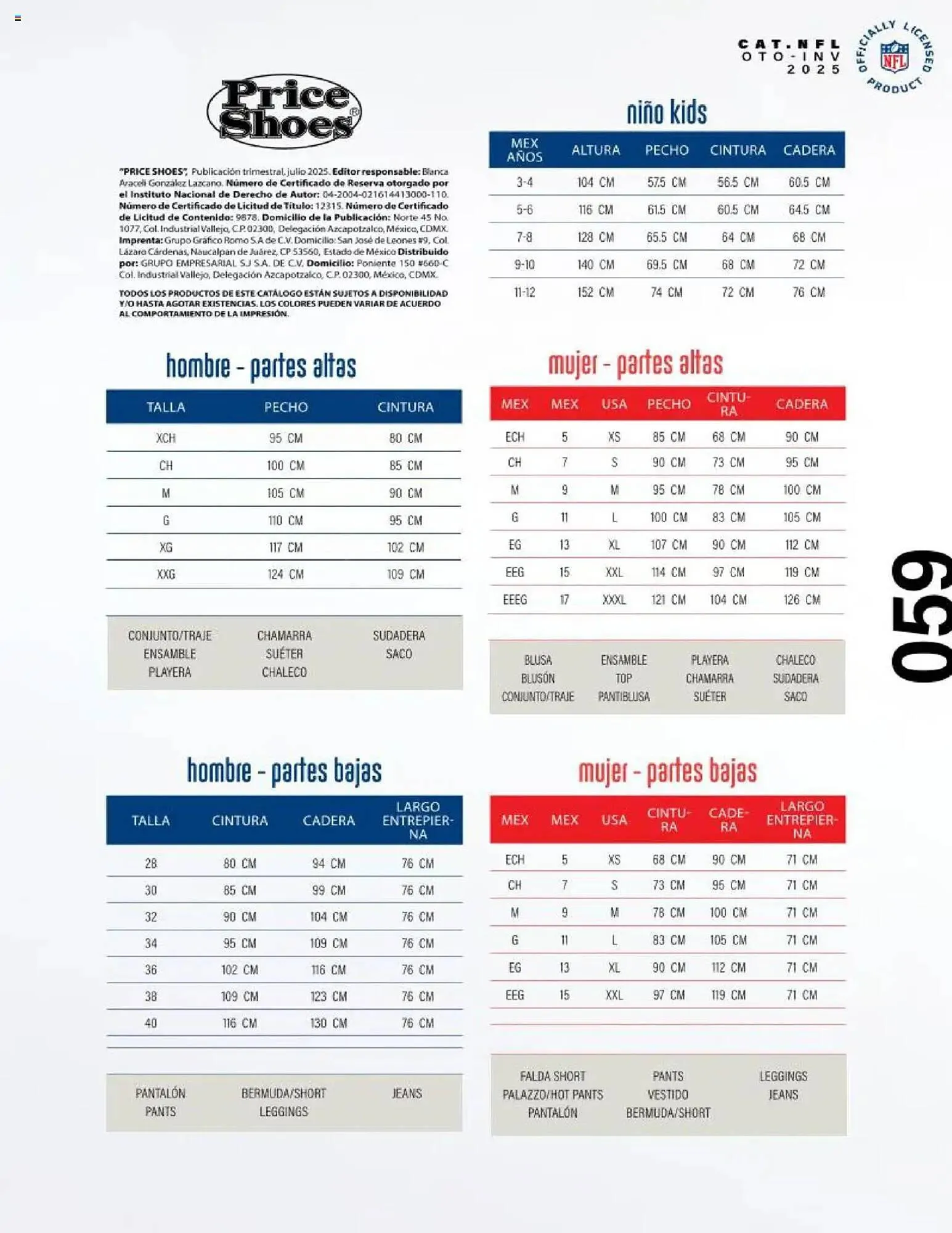 Catálogo de Catálogo Price Shoes 15 de octubre al 1 de enero 2026 - Pagina 59