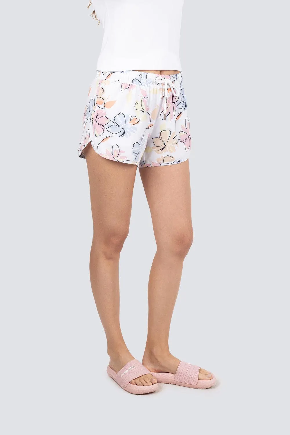 Short estampado con resorte